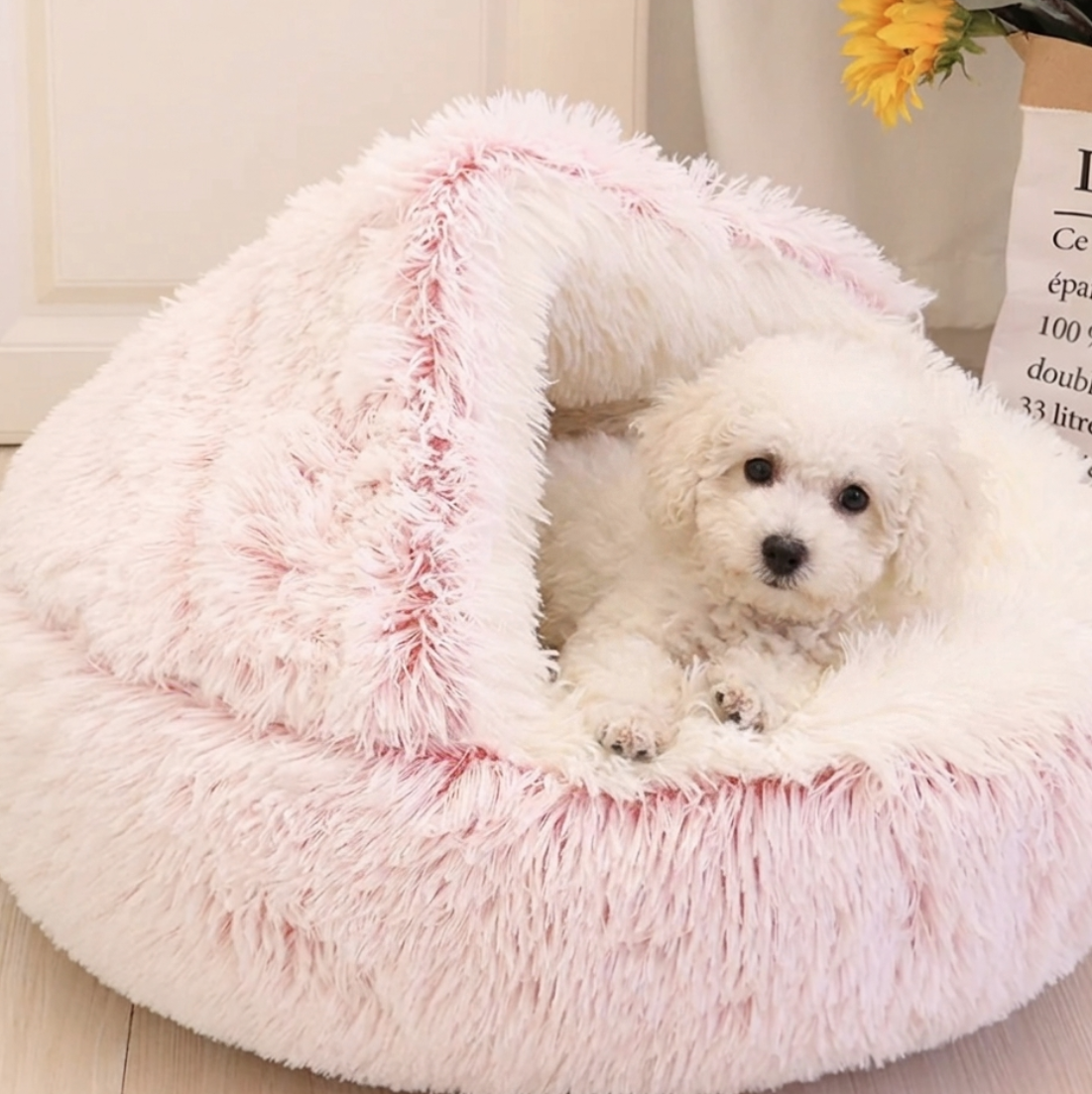 全3色】愛犬の眠りに寄り添う ふんわりドームハウス – Petomoa