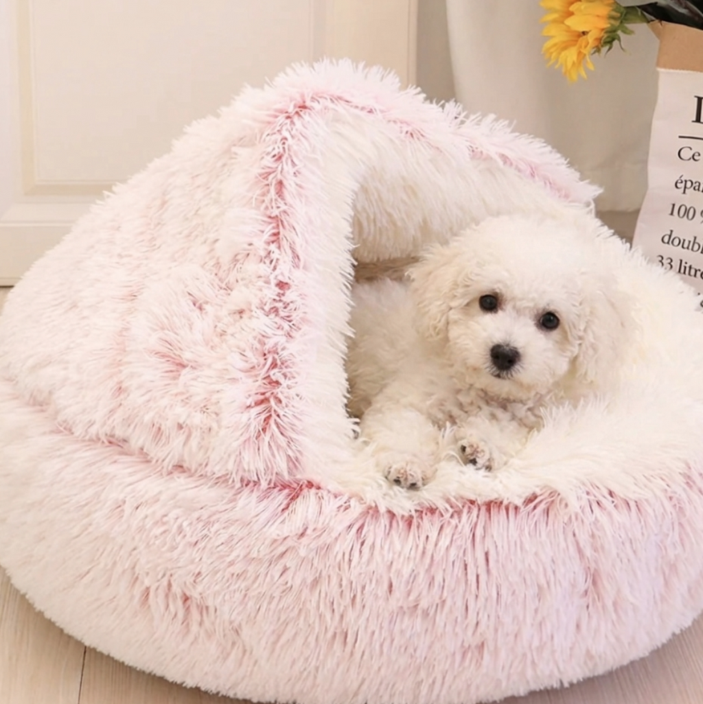 【全3色】愛犬の眠りに寄り添う　ふんわりドームハウス